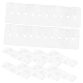 Mikinona 10pcs Hair Extension Bonding Heat Shield Guards Protective Tool Hair Glue Protector Kit
