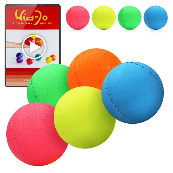 Juggle Dream 5x Pro UV Smoothie Juggling Balls - Set