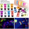 Juego de Pintura Corporal con Luz Negra de 10ml, Maquillaje