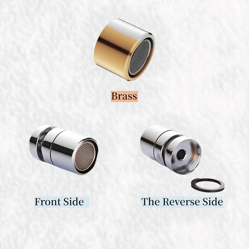 360° Swivel Faucet Aerator, Solid Brass Aerator For Sink Faucet,