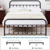 VECELO Queen Metal Platform Bed Frame with Headboard, Heavy Duty