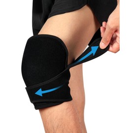 2 PCS Gel Ice Pack Wrap with Straps for Knee,Elbow, Wrist, Neck, Ankle & Back,Reusable Ice Packs for Injuries, Inflammation & Recovery Hot Cold Therapy Short Style