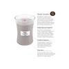 WoodWick White Teak Pluswick Large Hourglass Candle, 22 oz.