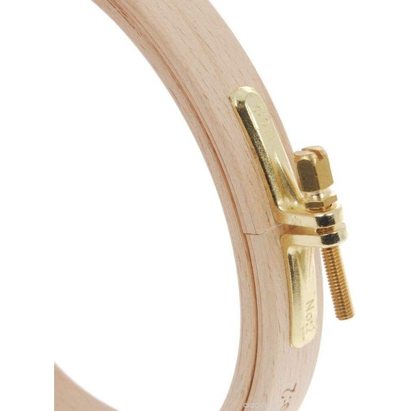 Nurge Premium Quality 16 mm Wood Embroidery Hoop, Cross Stitch