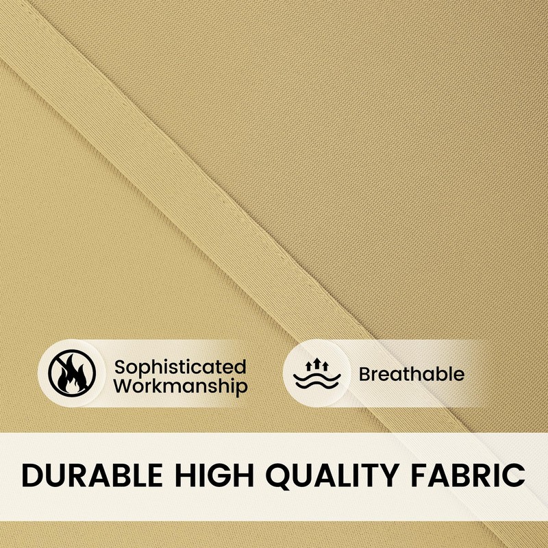 KNEOQIT Flame Retardant Hospital Curtains Room Divider, Grommet Flame Resistant