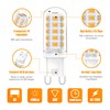 YUIIP G9 LED Light Bulbs 2700K Soft Warm White 4W
