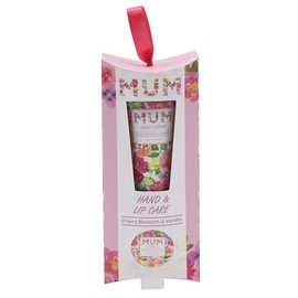 The Leonardo Collection Jennifer Rose Gallery Mum Hand & Lip Care Set | Hand Cream for Very Dry Hands & Moisturising Lip Balm | Non-Greasy Fast-Absorbing Hydrating Lip | Hand Moisturiser for Soft Skin