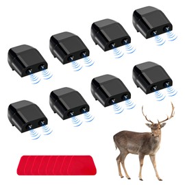 KVAEY 4 PCS Deer Whistles for Car, Automotive Deer Warning Whistle Devices, Animal Warning Devices to Avoids Collision, Universal Animal Alert Accessories (Black)