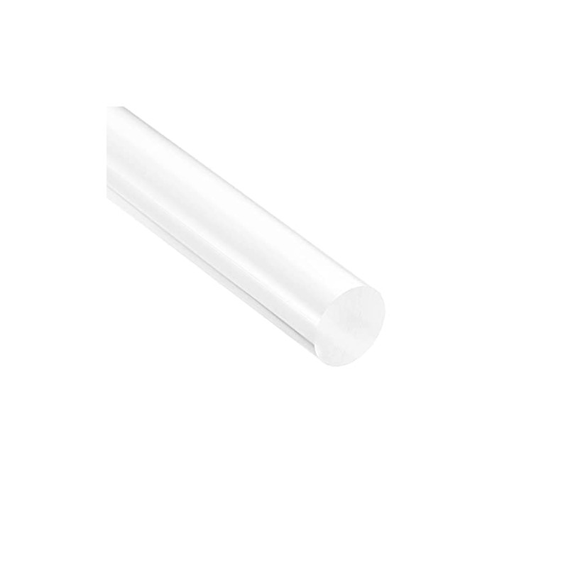 sourcing map Acrylic Round Rod, Clear,5/16" Diameter 13-3/8" Length, Solid