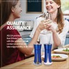 Blue Salt and Pepper Shakers by Aelga, Salt Shaker with