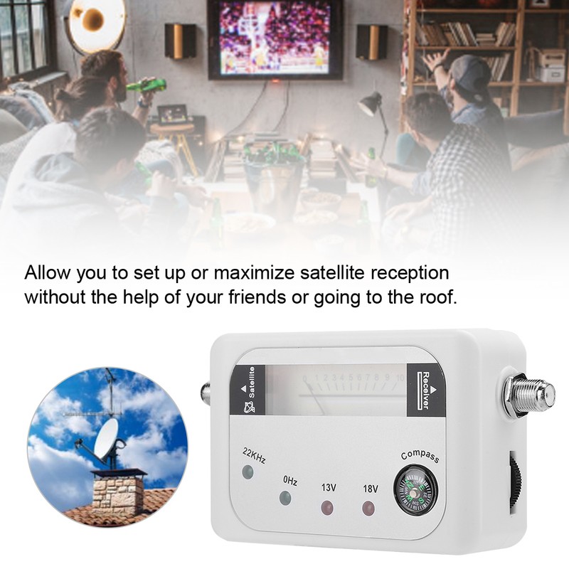 950~2150MHz Digital Satellite Finder Signal Strength Meter with LED Indicator