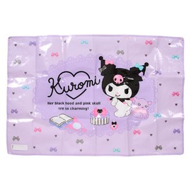 Sanrio Leisure Sheet Kuromi PP One Person Size with Storage Bag with Name Space for Excursions Picnics 604275
