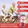 Magnesium Gummies for Adults, 800mg Magnesium Citrate High Absorption Supplement,