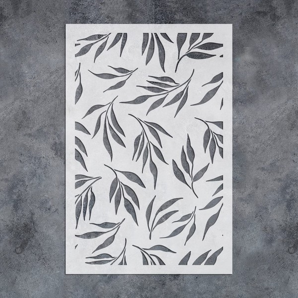 GSS Designs Leaf Wall Stencils for Painting Repeatable Pattern for
