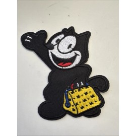 Unbranded Felix The Cat Cartoon  iron on patch NEW 3.5” X 2.25” Appx