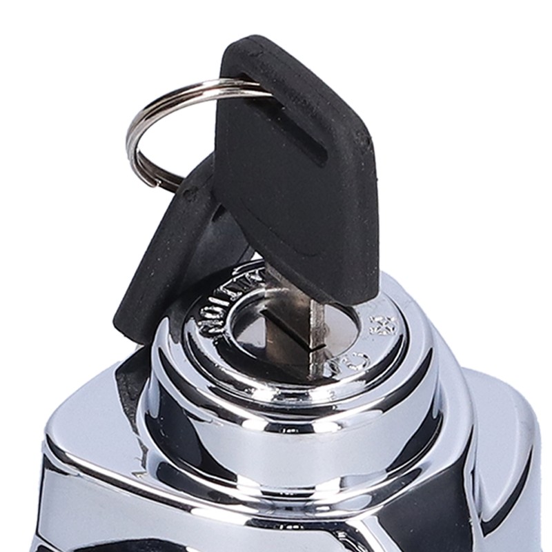 Motorcycle Ignition Switch Lock with 3 Colors Keys Fit for