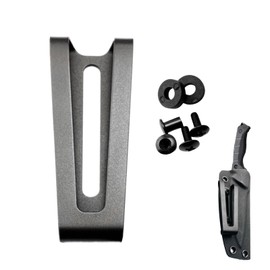 FJYXCHENXM 1 Set Kydex Belt Clip Professional Metal Holsters Waist Clips with Screws, Black