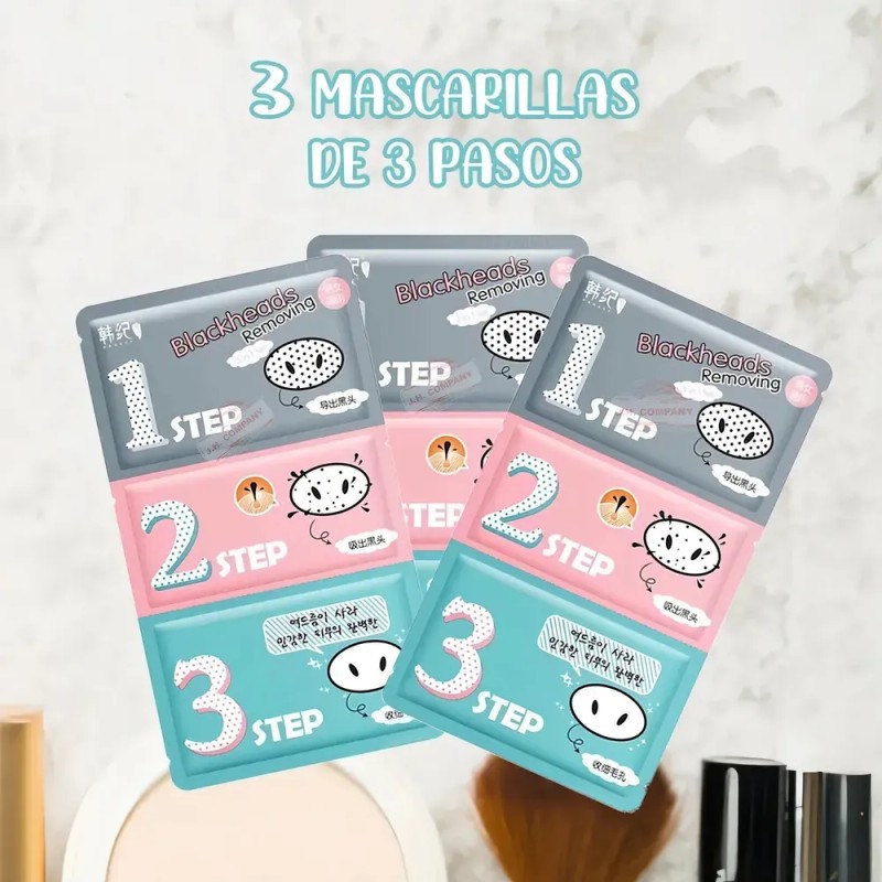 Parches Potentes Carbón Nariz Limpieza Facial