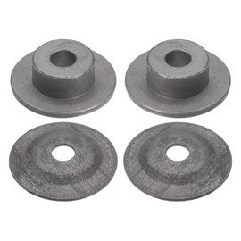 HARFINGTON 2pcs Bench Grinder Arbor Washer Flange 1.26" OD x 0.52" ID Carbon Steel Tool Parts for Bench Grinder Polisher