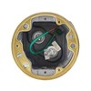 Hubbell B2519 Round Cast Floor Box, Deep, Fully Adjustable, Brass
