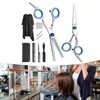 10pcs Hair Cutting Scissors Kit Combs Cape Stainless Steel Barber