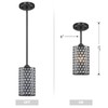 3 Pack 1 Light Hanging Kitchen Island Crystal Pendant Lighting