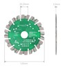 PRODIAMANT Premium Diamond Cutting Disc Concave Turbo 125 mm x