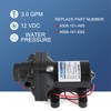 DICMIC 3.0 GPM 12V 55 PSI Revolution Water Pump Compatible