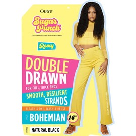 Sugar Punch 100% Unprocessed Remi Human Hair - Bohemian 18" (NATURAL)