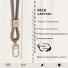 Neck Lanyard Key Chain Premium Quality Necklet Strap Holder,for Id