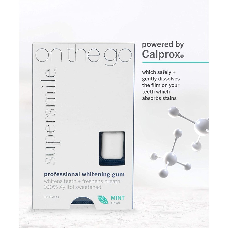 Supersmile Professional Whitening Gum, 12 Count