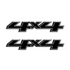 4x4 Truck Decals 2014-2017 Bedside Replacement Black Stickers