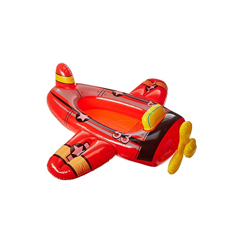 Intex Inflatable Red Airplane Pool Cruiser Boat for Children
