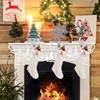 Kosmeey 6 Pack Christmas Stocking Holders for Mantle Fireplace Stand