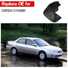 BDFHYK Mud Flaps Splash Guards 4PCS Front & Rear Side Mud Guards Compatible with Honda Accord 1998-2002 (Sedan Model Only) Without OEM Fender Flares