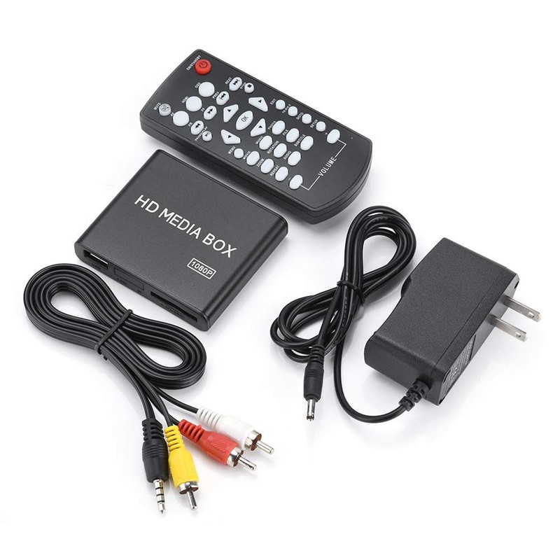Richer-R HD Media Player, Full HD Media Box, Mini 1080P,