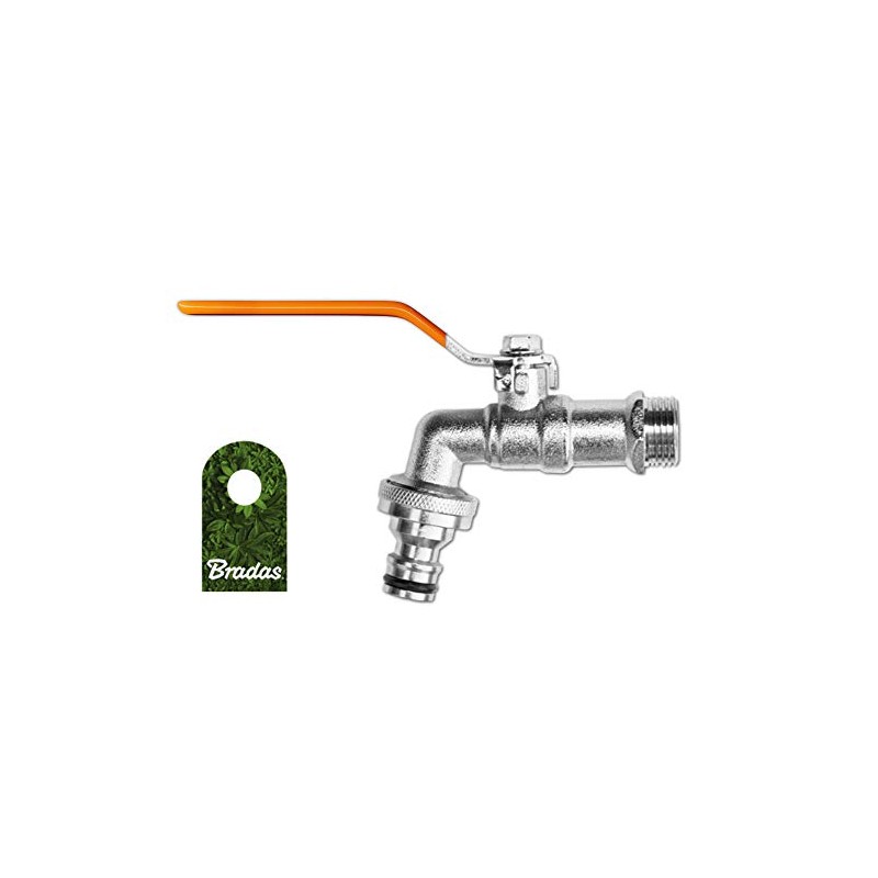 Outlet Valve with Ball Valve, Male Thread 1/2 Inch