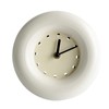 Desk Clock Iron Round Modern Decorative Silent Battery Operated Table