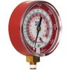 Yellow Jacket 49137 3-1/8" Red Pressure, 0-800 psi, R-22/404A/410A Gauge