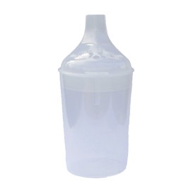 Plastic Feeding Cup with SPOUT Adult Feeder Beaker Hospital Mug Disability AIDS Pack of 1 Cup with Wide spout