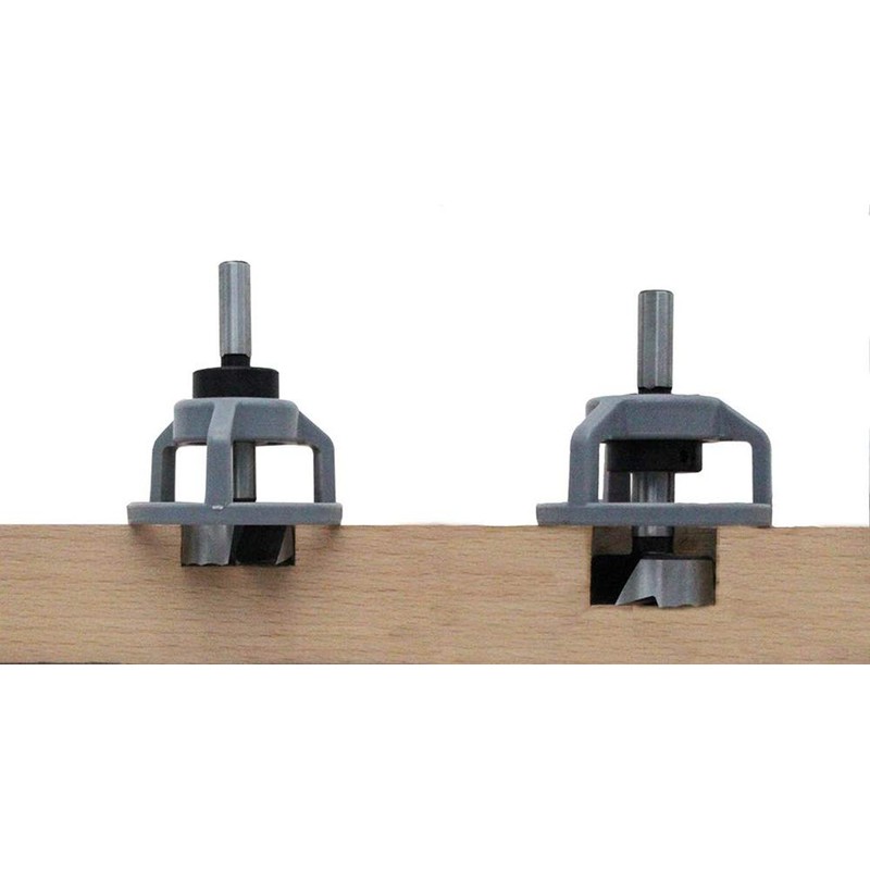 Fisch 973F0010 Drill Stopper and Bushing for Forstner Bit, Silver,