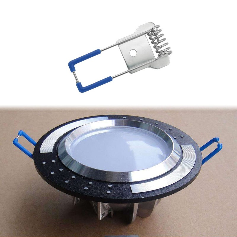 DGHAOP 10pcs Downlight Panel Lamp Spring Clip 18x25mm Light Emitting
