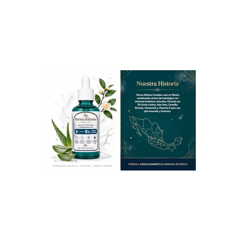 Derma Balance Complex Solución Exfoliante y Despigmentante 30ml
