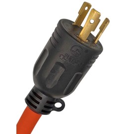 Fullsky FC-L63651 L6-30P 30Amp Lock in Generator to 6-50R 50Amp 6-50R Welder Adapter, 30Amp to 50Amp Welder Heavy Duty Adapter, L6-30 3-Prong to 6-50 Female Welding Adapter cord