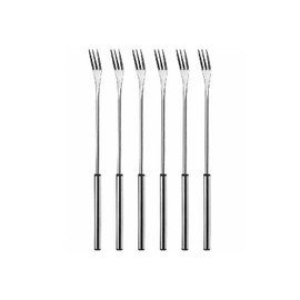Housebrand Fondue forks stainless steel black border set of 6
