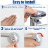 Adjustable 16-27" Suction Cup Towel Bar Extendable Suction Cup Towel
