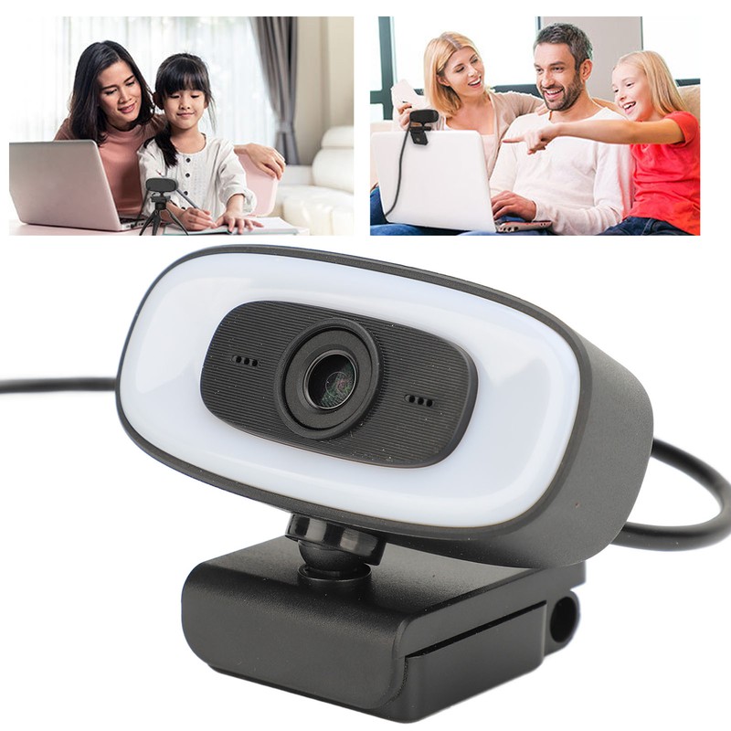 Computer Camera Driverless 3840x2160P USB 2.0 with Fill Light Microphone