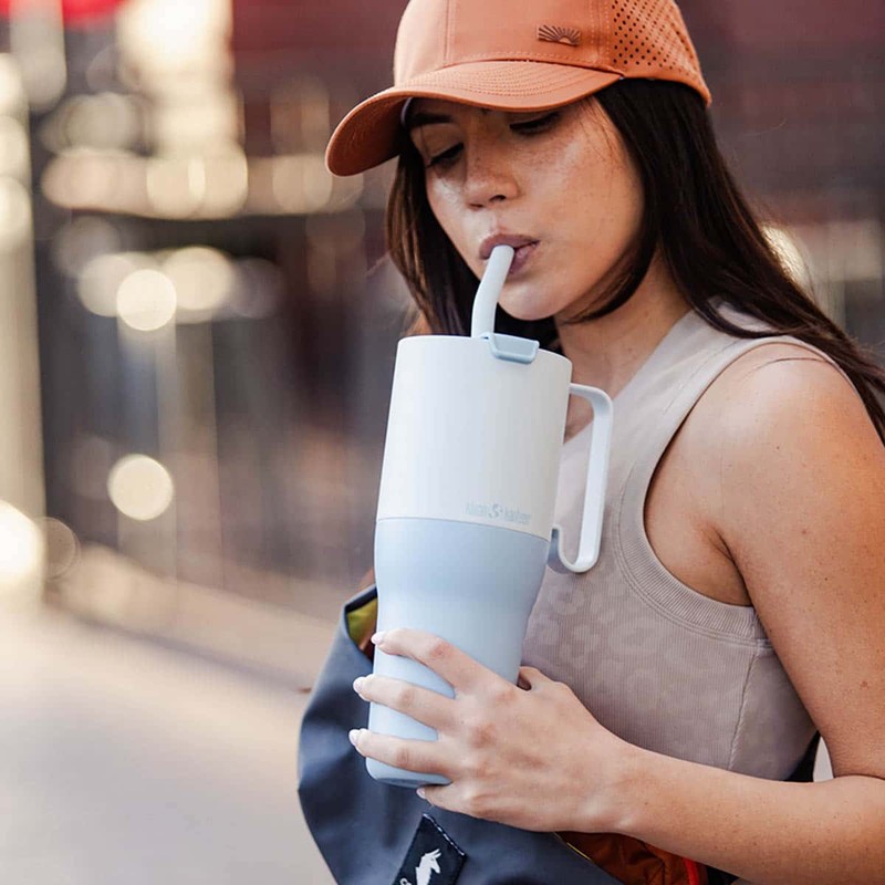 Klean Kanteen Rise Tumbler with Straw Lid 1064ml, Asphalt