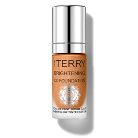 By Terry Brightening CC Foundation, Hydrating Serum Foundation, Ultra-Sheer Finish, Vegan & Cruelty-Free, 6W, Tan Warm