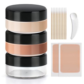 Tattoo Cover Up Makeup Waterproof, 2 Colors Concealer, Sweatproof, Long-Lasting, Invisible Tattoo Cover, Suitable for Tattoos, Scars & Spots